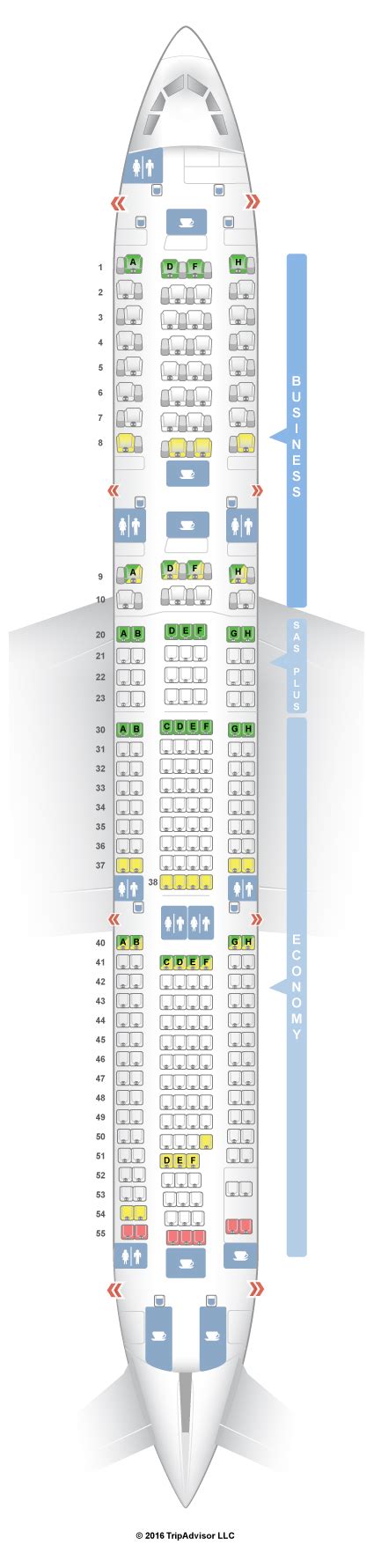 SeatGuru Seat Map SAS.